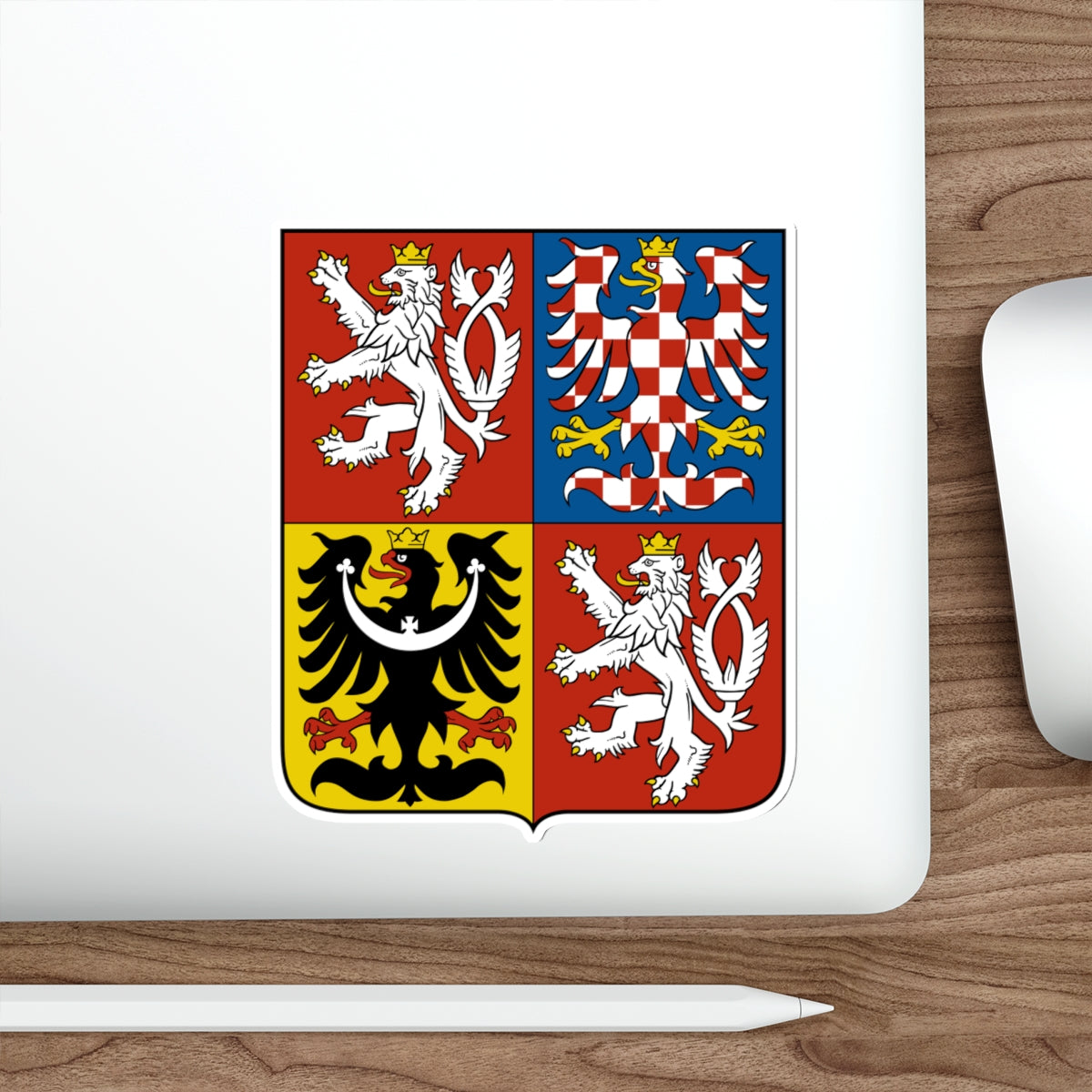 Coat of arms of the Czech Republic STICKER Vinyl Die-Cut Decal-The Sticker Space