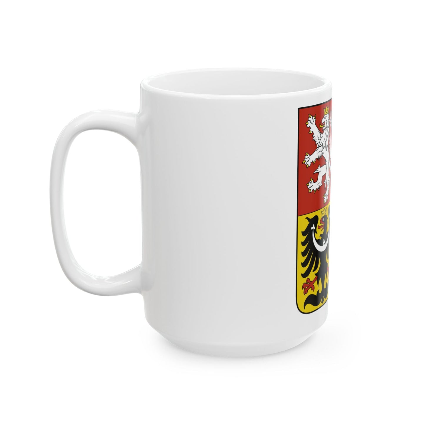 Coat of arms of the Czech Republic - White Coffee Mug