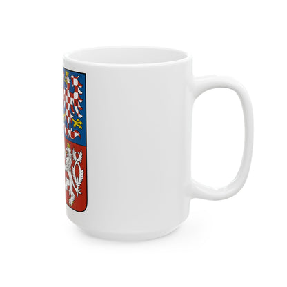 Coat of arms of the Czech Republic - White Coffee Mug