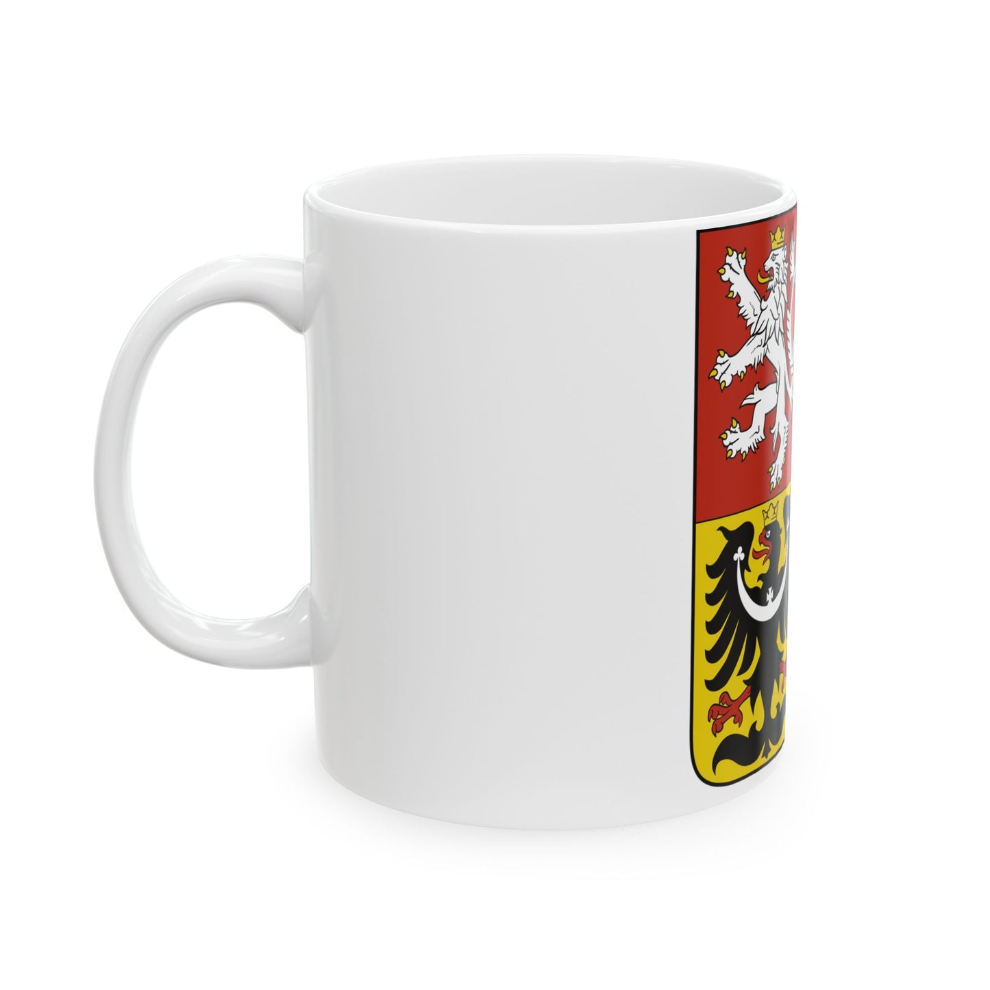 Coat of arms of the Czech Republic - White Coffee Mug