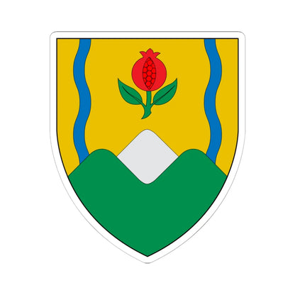 Coat of Arms of the Department of Caldas (Colombia) (Coat of Arms) STICKER Vinyl Kiss-Cut Decal 6 Inch White - The Sticker Space