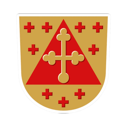 Coat of Arms of the Diocese of Borgå (Finland) (Coat of Arms) STICKER Vinyl Kiss-Cut Decal 2 Inch White - The Sticker Space