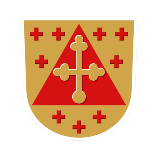 Coat of Arms of the Diocese of Borgå (Finland) (Coat of Arms) STICKER Vinyl Kiss-Cut Decal 2 Inch White - The Sticker Space