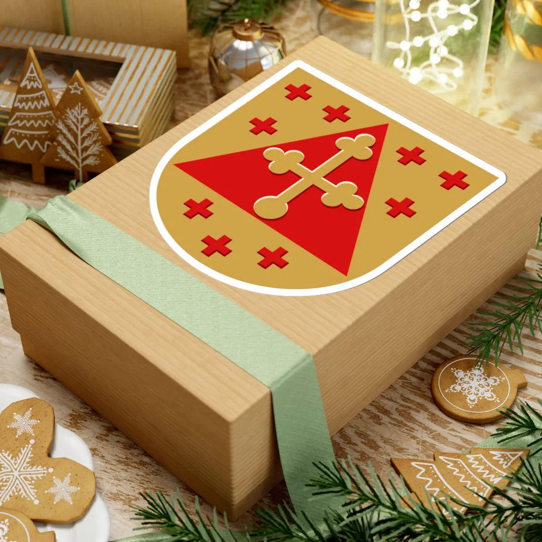 Coat of Arms of the Diocese of Borgå (Finland) (Coat of Arms) STICKER Vinyl Kiss-Cut Decal - The Sticker Space