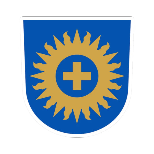 Coat of arms of the Diocese of Espoo (Finland) (Coat of Arms) STICKER Vinyl Kiss-Cut Decal 2 Inch White - The Sticker Space
