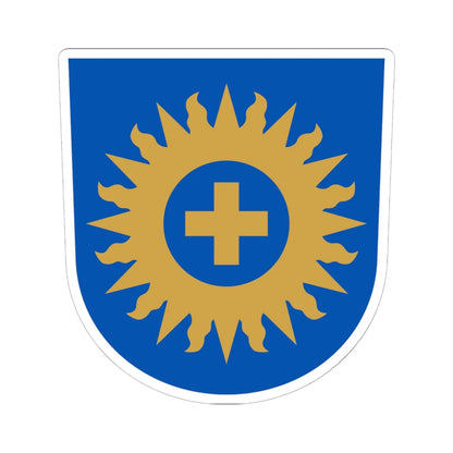 Coat of arms of the Diocese of Espoo (Finland) (Coat of Arms) STICKER Vinyl Kiss-Cut Decal 6 Inch White - The Sticker Space