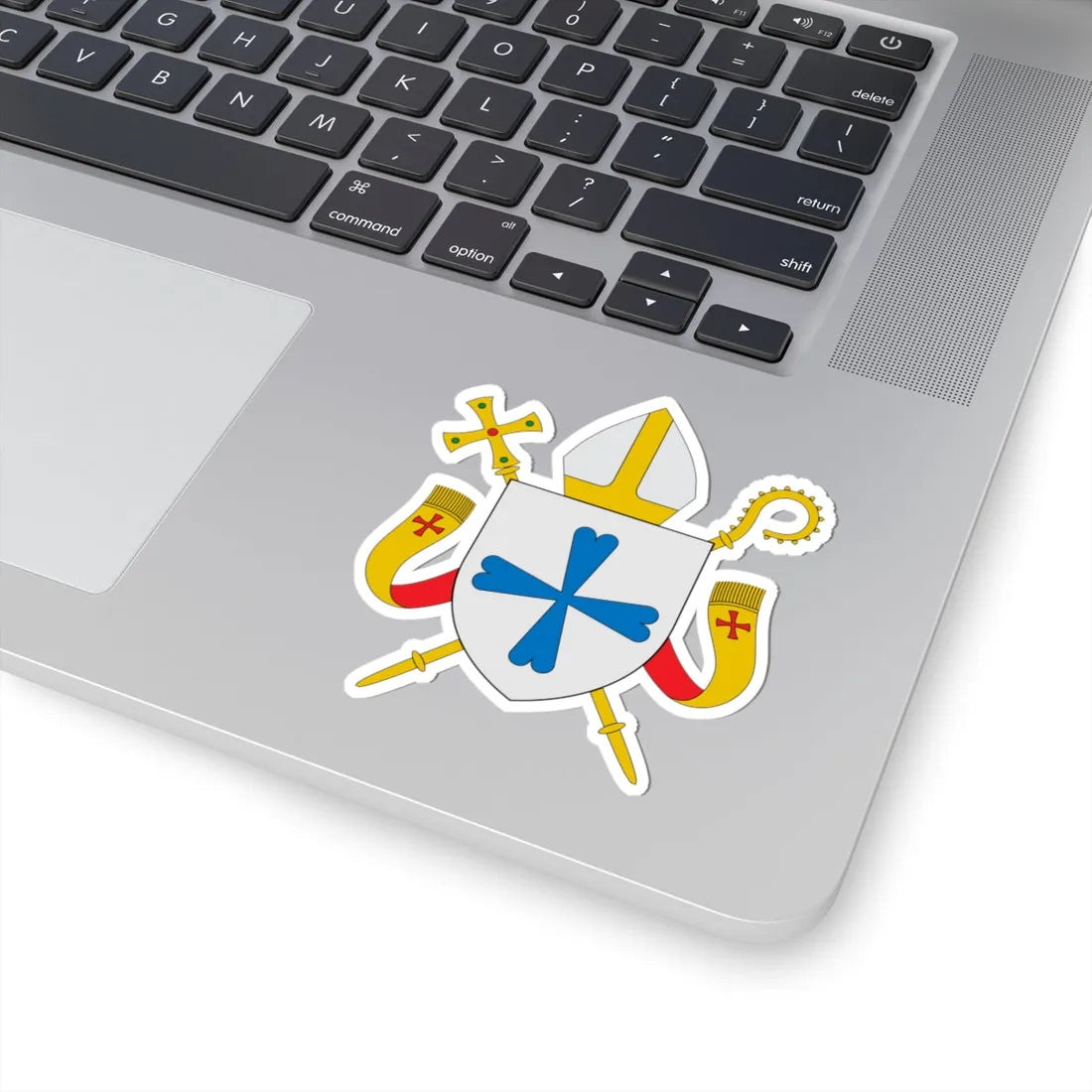 Coat of arms of the Diocese of Helsinki (Finland) (Coat of Arms) STICKER Vinyl Kiss-Cut Decal - The Sticker Space