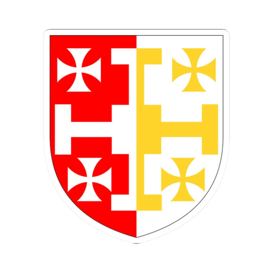 Coat of Arms of the Diocese of Lichfield v2 (England) (Coat of Arms) STICKER Vinyl Kiss-Cut Decal 2 Inch White - The Sticker Space