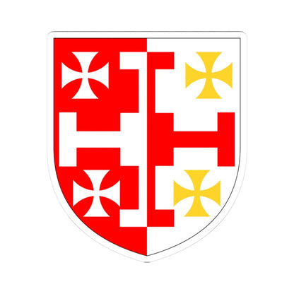 Coat of Arms of the Diocese of Lichfield v3 (England) (Coat of Arms) STICKER Vinyl Kiss-Cut Decal 3 Inch White - The Sticker Space