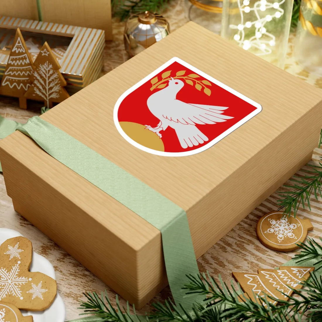 Coat of arms of the Diocese of Mikkeli (Finland) (Coat of Arms) STICKER Vinyl Kiss-Cut Decal - The Sticker Space