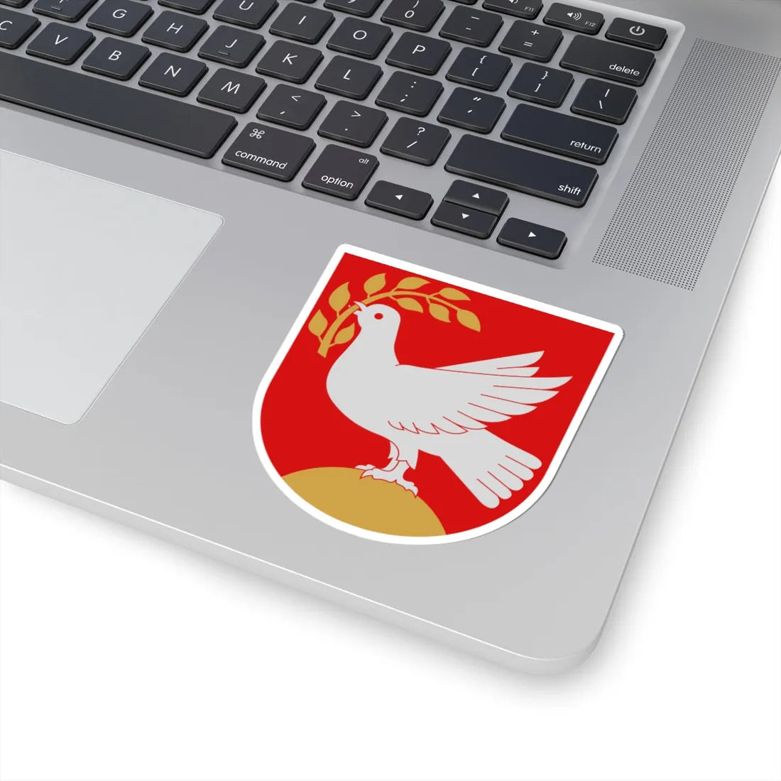 Coat of arms of the Diocese of Mikkeli (Finland) (Coat of Arms) STICKER Vinyl Kiss-Cut Decal - The Sticker Space