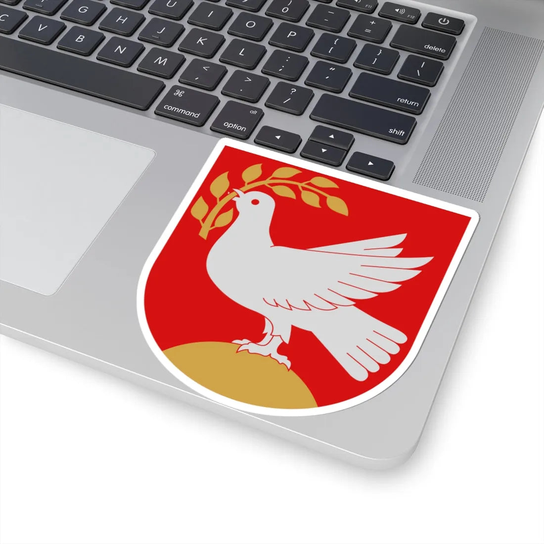 Coat of arms of the Diocese of Mikkeli (Finland) (Coat of Arms) STICKER Vinyl Kiss-Cut Decal - The Sticker Space