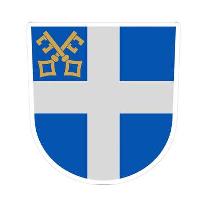 Coat of arms of the Diocese of Oulu (Finland) (Coat of Arms) STICKER Vinyl Kiss-Cut Decal 3 Inch White - The Sticker Space