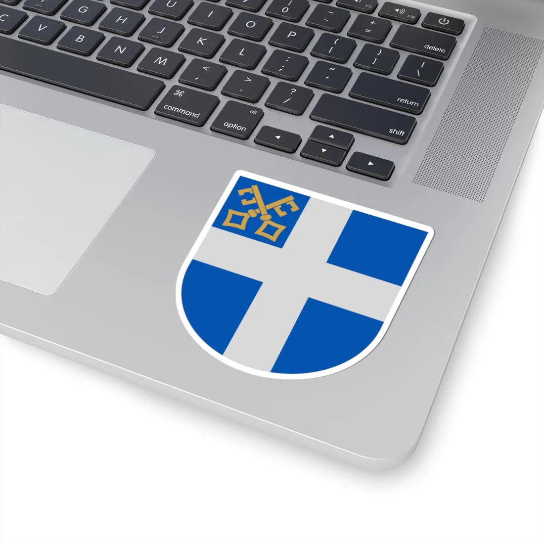 Coat of arms of the Diocese of Oulu (Finland) (Coat of Arms) STICKER Vinyl Kiss-Cut Decal - The Sticker Space