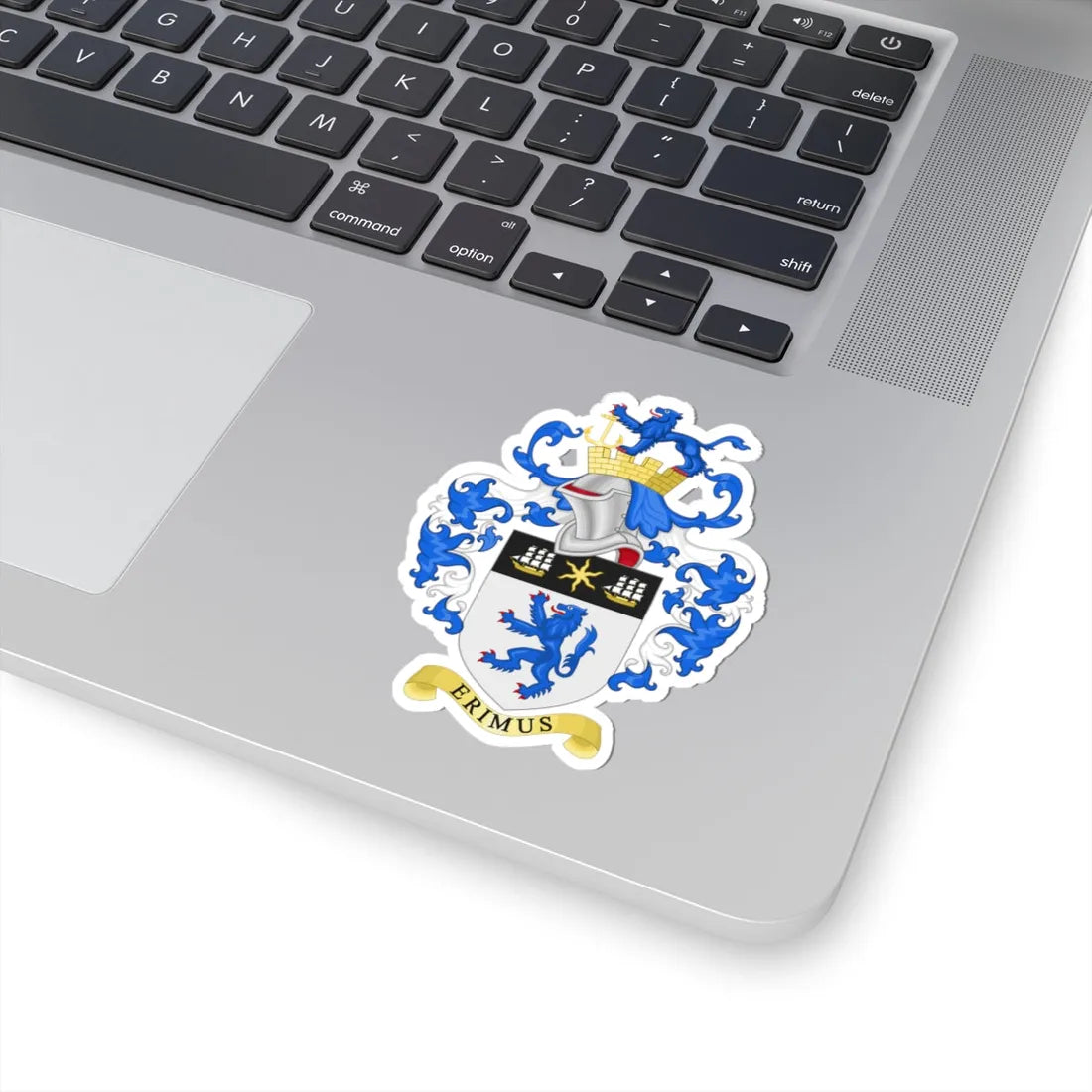 Coat of Arms of the District Council of Middlesbrough (England) (Coat of Arms) STICKER Vinyl Kiss-Cut Decal - The Sticker Space
