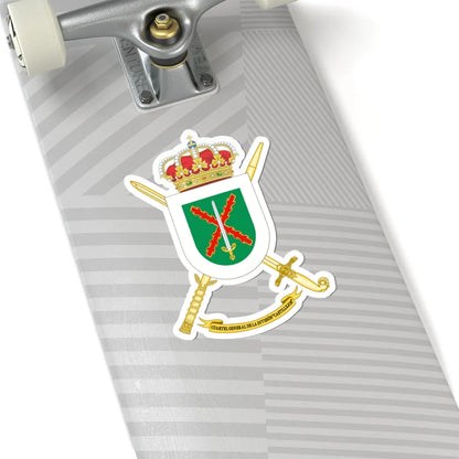 Coat of Arms of the Division Castillejos Headquarters (Spain) (Coat of Arms) STICKER Vinyl Kiss-Cut Decal - The Sticker Space