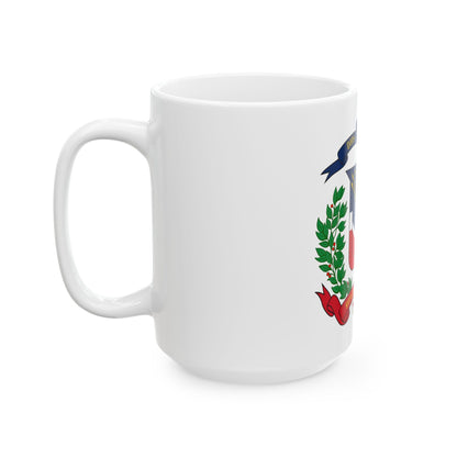 Coat of arms of the Dominican Republic - White Coffee Mug