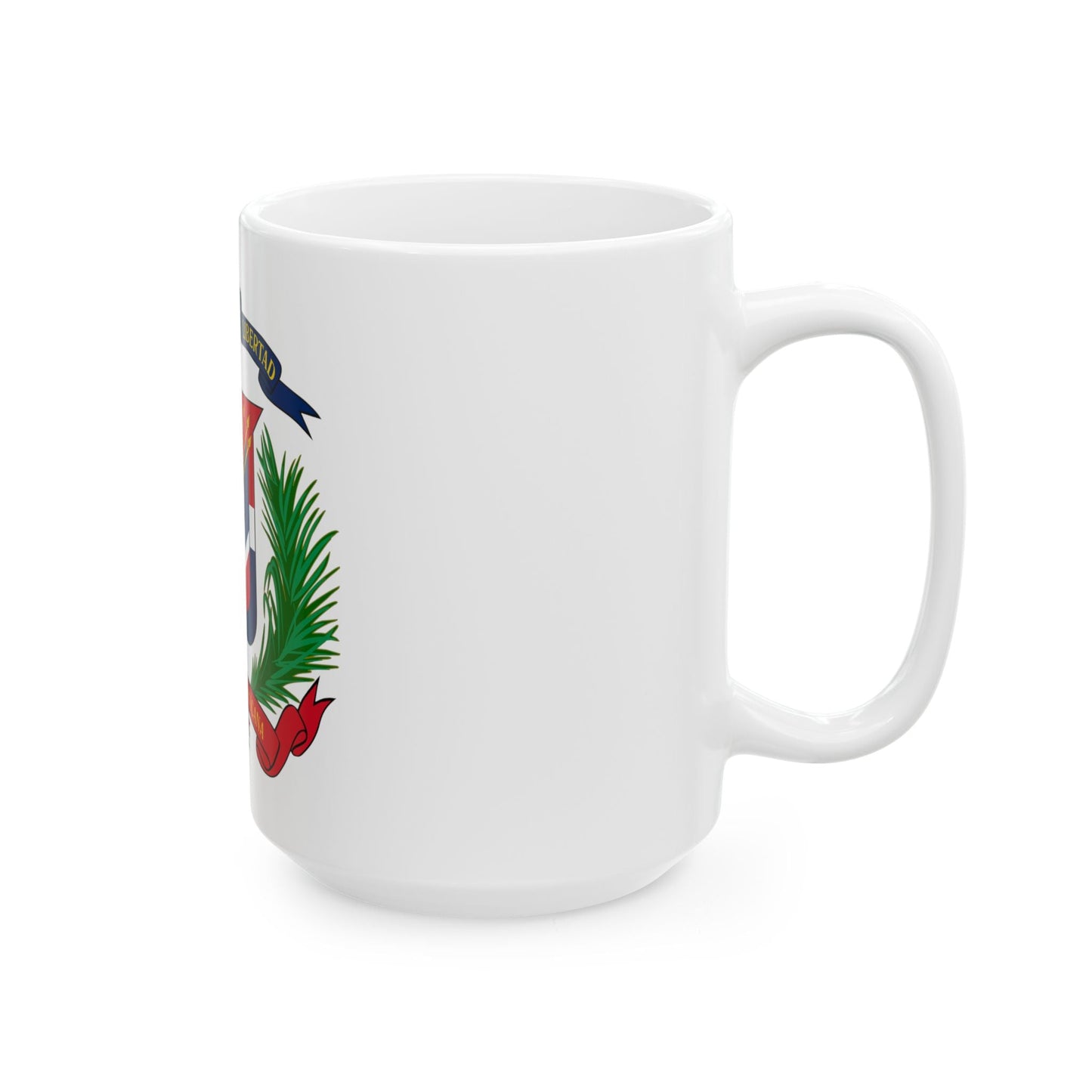 Coat of arms of the Dominican Republic - White Coffee Mug