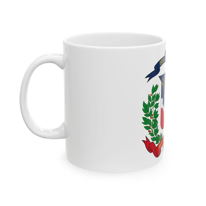 Coat of arms of the Dominican Republic - White Coffee Mug