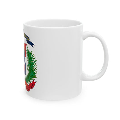 Coat of arms of the Dominican Republic - White Coffee Mug