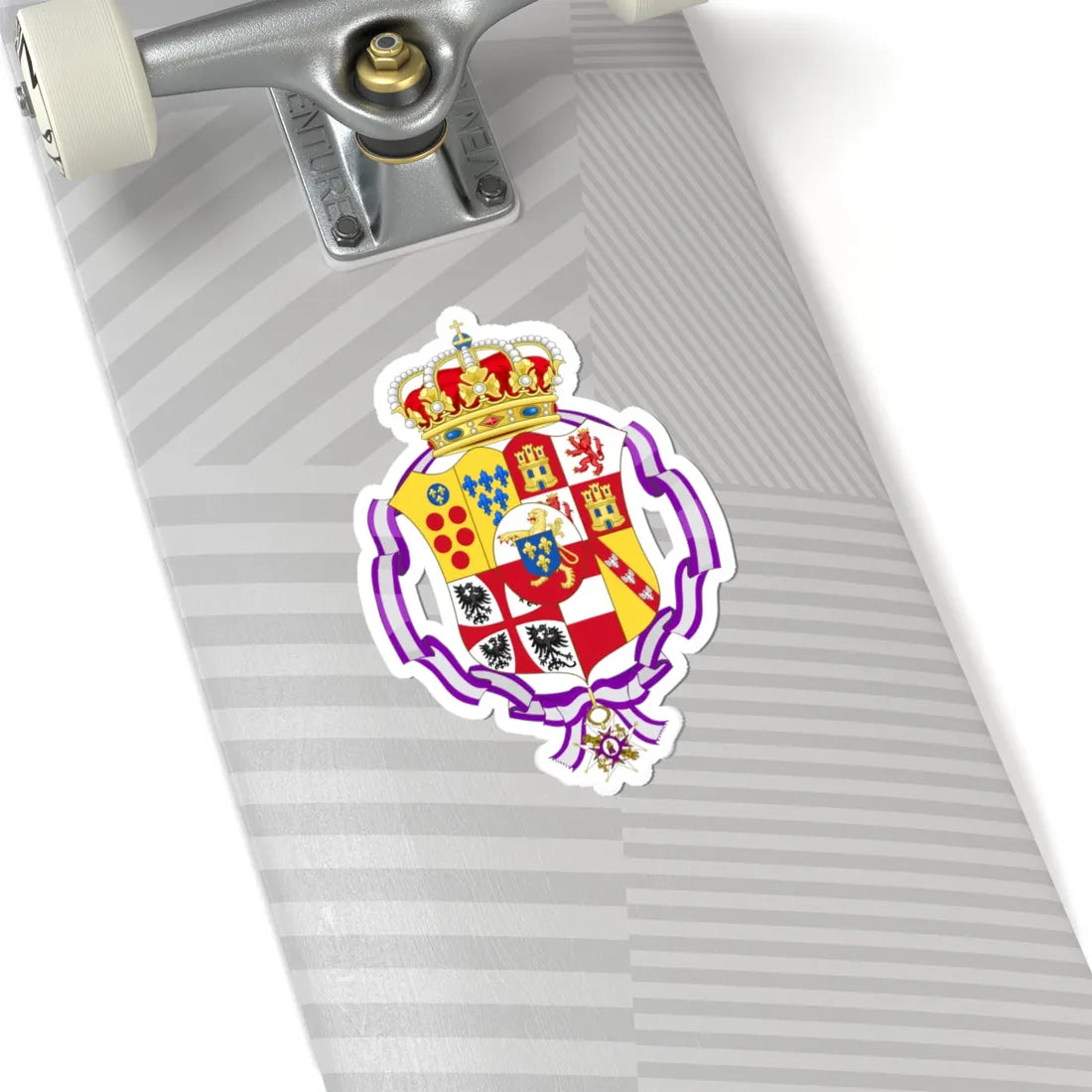 Coat of Arms of the Duchess of Lucca (Italy) (Coat of Arms) STICKER Vinyl Kiss-Cut Decal - The Sticker Space