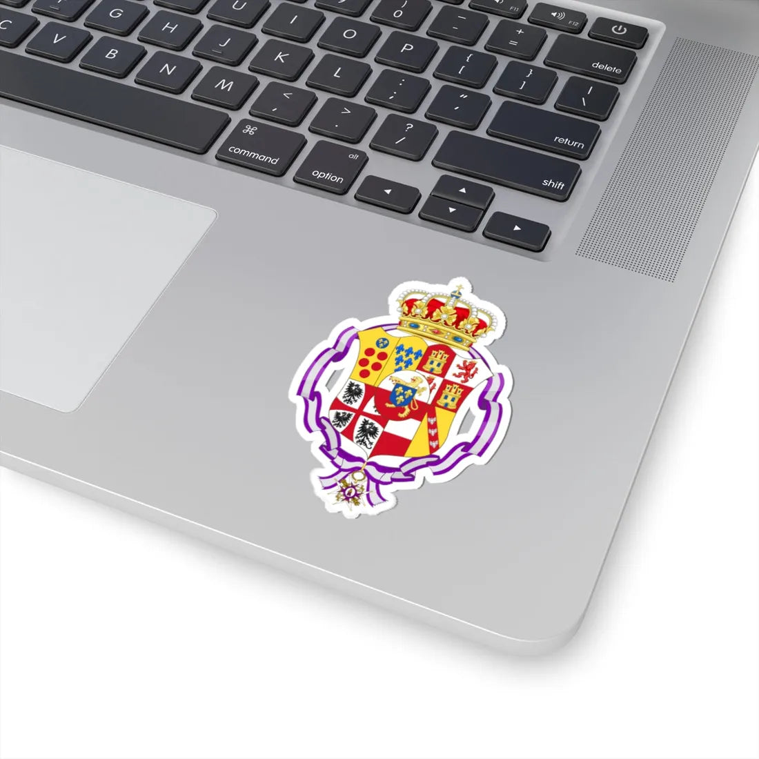 Coat of Arms of the Duchess of Lucca (Italy) (Coat of Arms) STICKER Vinyl Kiss-Cut Decal - The Sticker Space