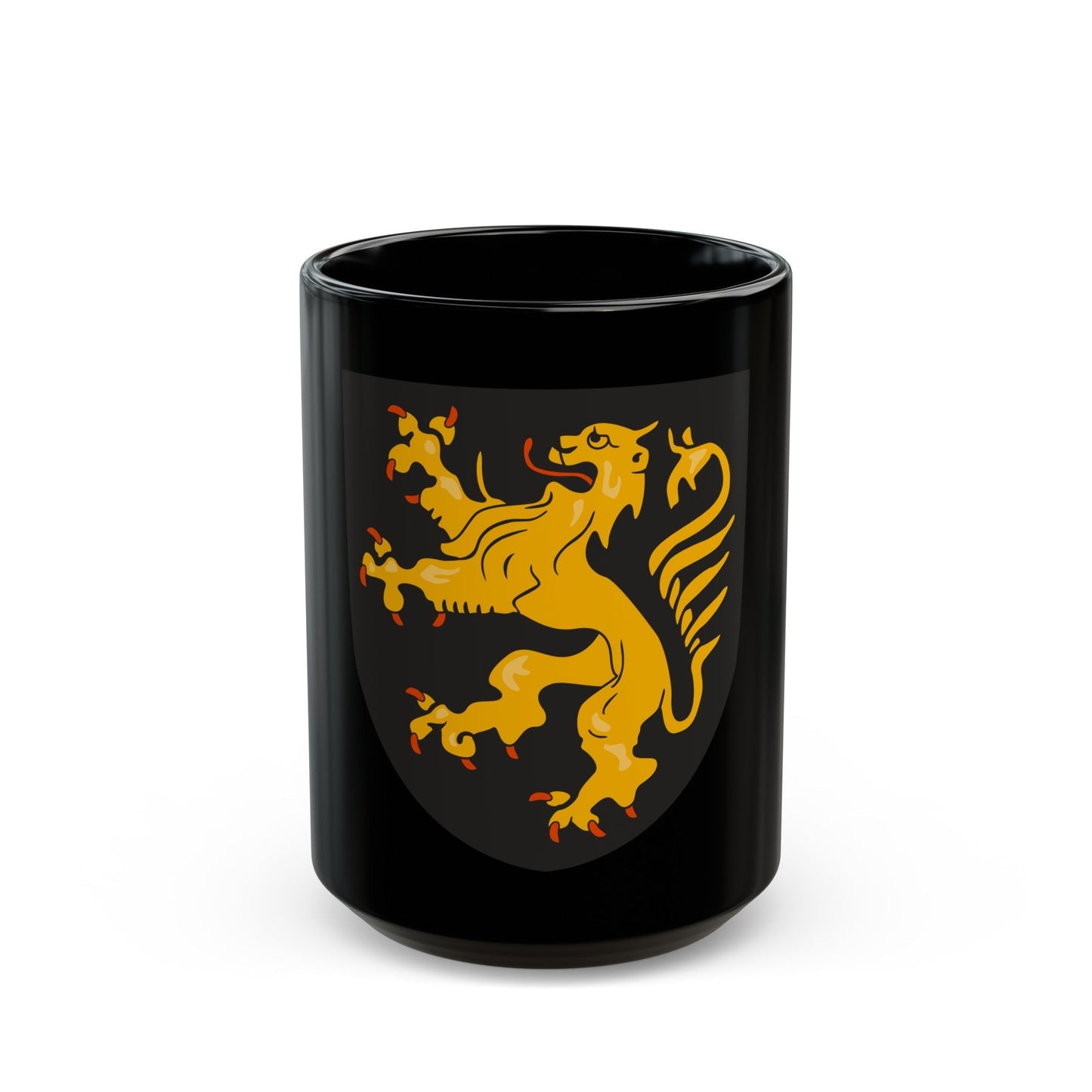 Coat of arms of the Duchy of Brabant - Black Coffee Mug-15oz-The Sticker Space