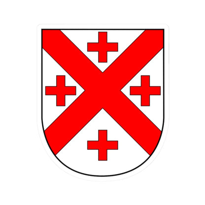 Coat of Arms of the Duchy of Neopatras (Greece) (Coat of Arms) STICKER Vinyl Kiss-Cut Decal 2 Inch White - The Sticker Space