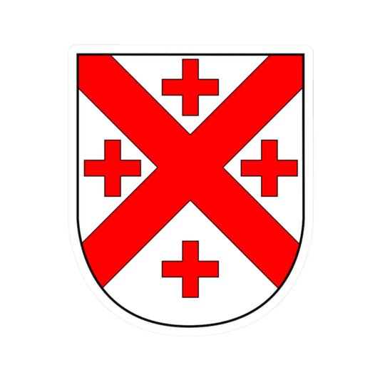 Coat of Arms of the Duchy of Neopatras (Greece) (Coat of Arms) STICKER Vinyl Kiss-Cut Decal 2 Inch White - The Sticker Space