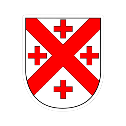 Coat of Arms of the Duchy of Neopatras (Greece) (Coat of Arms) STICKER Vinyl Kiss-Cut Decal 4 Inch White - The Sticker Space