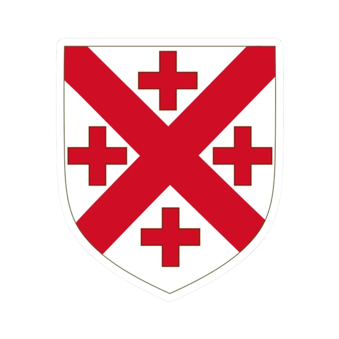 Coat of Arms of the Duchy of Neopatria (Greece) (Coat of Arms) STICKER Vinyl Kiss-Cut Decal 2 Inch White - The Sticker Space