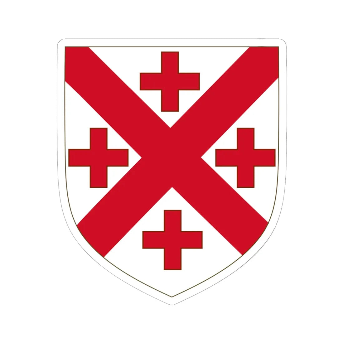 Coat of Arms of the Duchy of Neopatria (Greece) (Coat of Arms) STICKER Vinyl Kiss-Cut Decal 6 Inch White - The Sticker Space