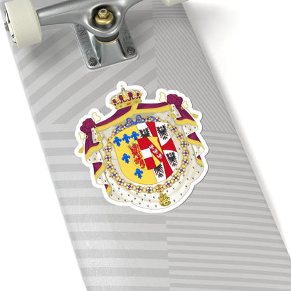 Coat of arms of the Duchy of Parma under Maria Luigia of Austria (Italy) (Coat of Arms) STICKER Vinyl Kiss-Cut Decal - The Sticker Space