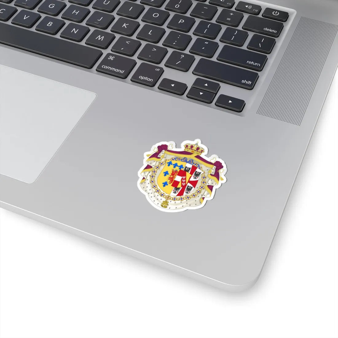 Coat of arms of the Duchy of Parma under Maria Luigia of Austria (Italy) (Coat of Arms) STICKER Vinyl Kiss-Cut Decal - The Sticker Space