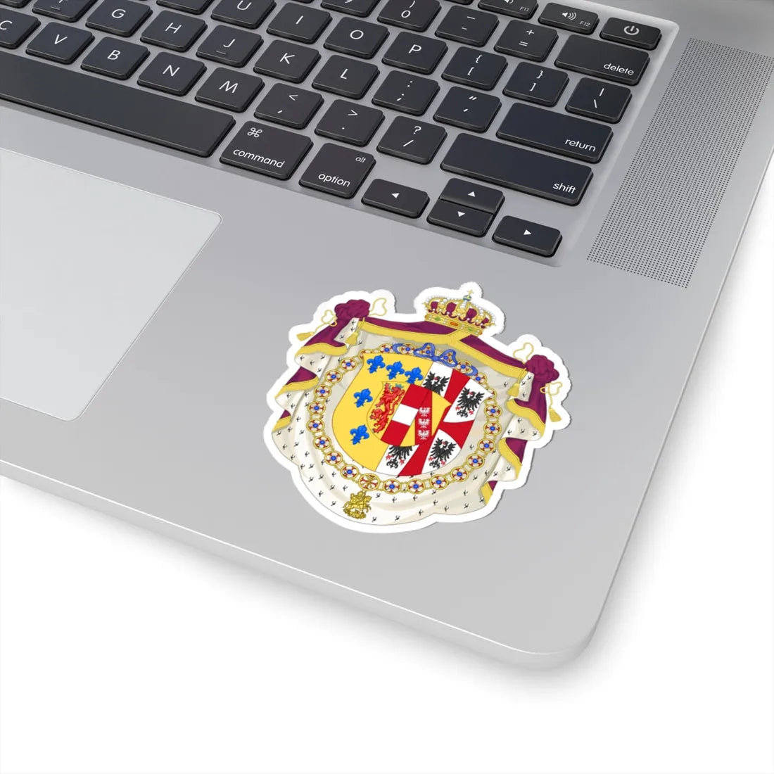 Coat of arms of the Duchy of Parma under Maria Luigia of Austria (Italy) (Coat of Arms) STICKER Vinyl Kiss-Cut Decal - The Sticker Space