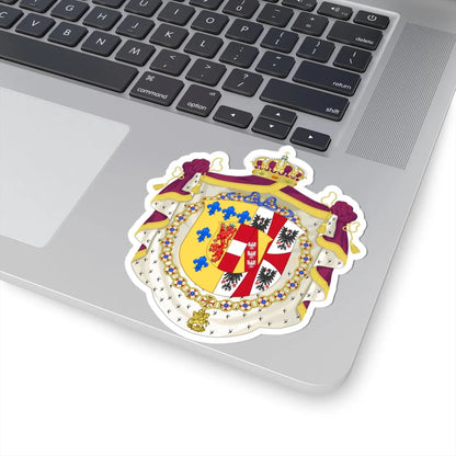 Coat of arms of the Duchy of Parma under Maria Luigia of Austria (Italy) (Coat of Arms) STICKER Vinyl Kiss-Cut Decal - The Sticker Space