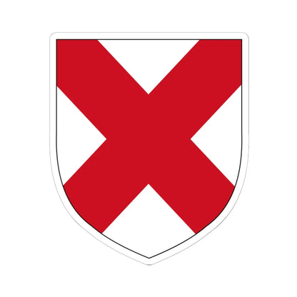 Coat of Arms of the Duke of Leinster (Ireland) (Coat of Arms) STICKER Vinyl Kiss-Cut Decal 6 Inch White - The Sticker Space