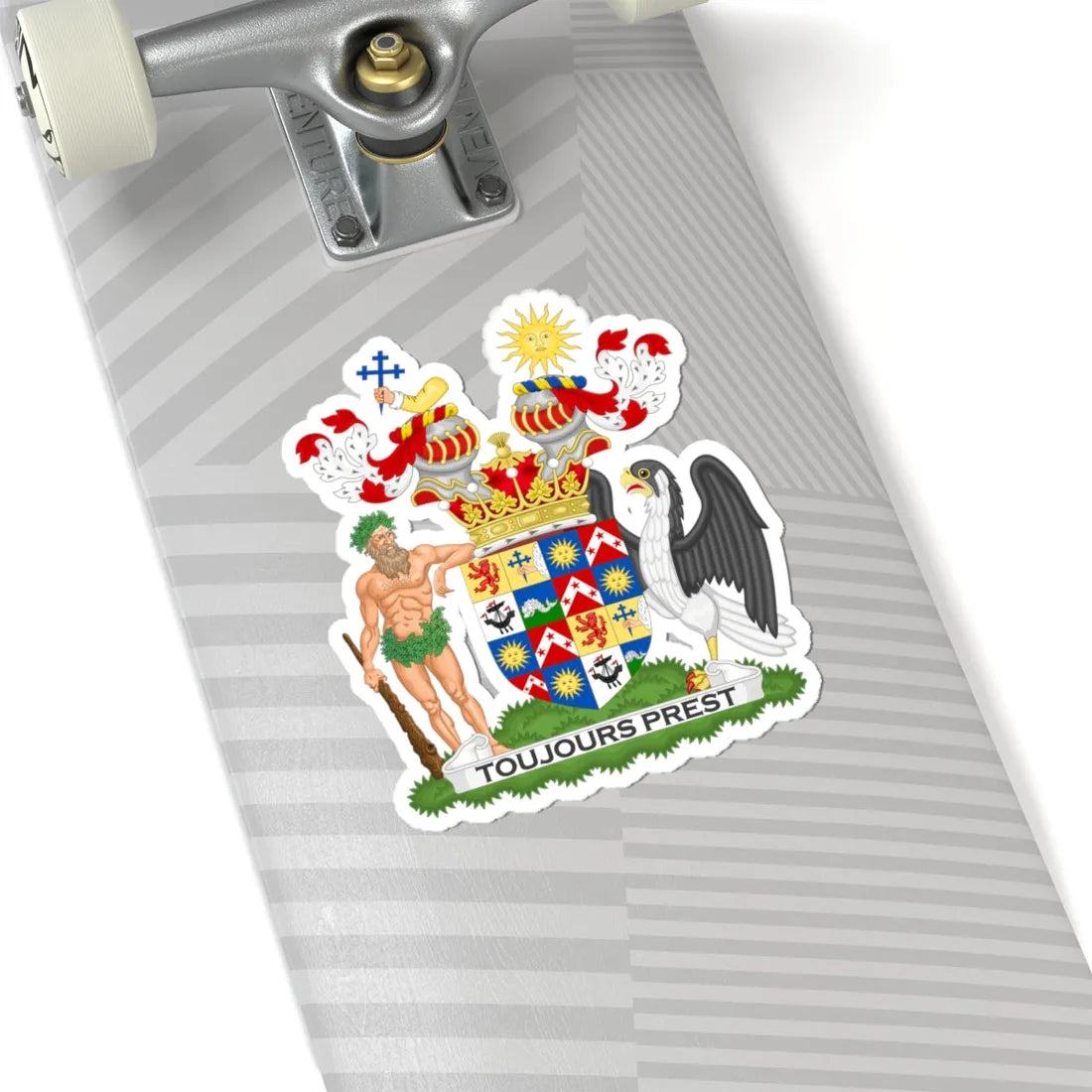 Coat of Arms of the Earl of Antrim (Ireland) (Coat of Arms) STICKER Vinyl Kiss-Cut Decal - The Sticker Space