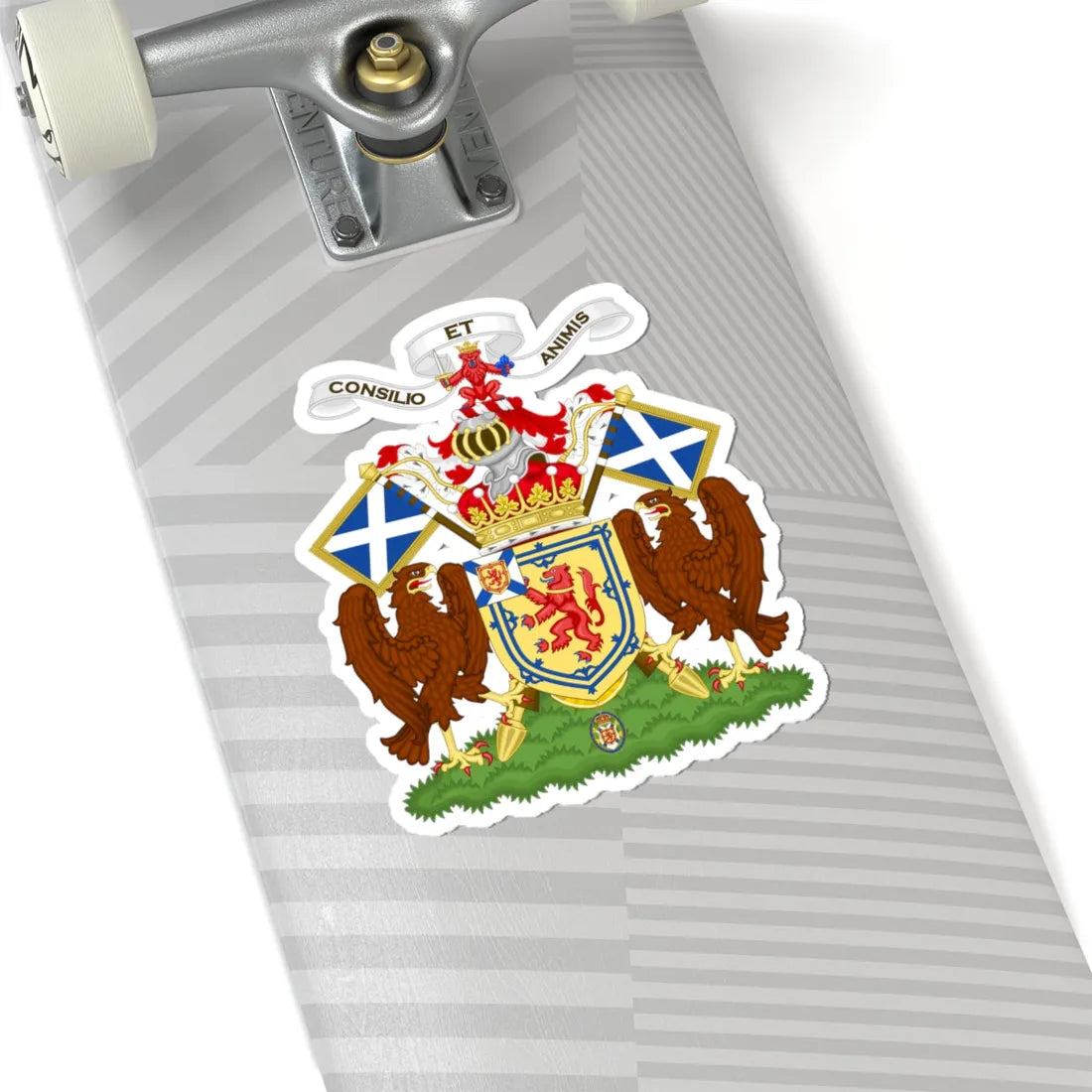 Coat of Arms of the Earl of Lauderdale (Canada) (Coat of Arms) STICKER Vinyl Kiss-Cut Decal - The Sticker Space