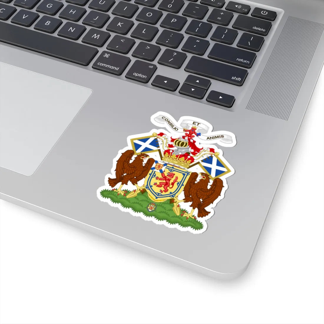 Coat of Arms of the Earl of Lauderdale (Canada) (Coat of Arms) STICKER Vinyl Kiss-Cut Decal - The Sticker Space