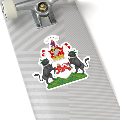 Coat of Arms of the Earldom of Airlie (United Kingdom) (Coat of Arms) STICKER Vinyl Kiss-Cut Decal - The Sticker Space
