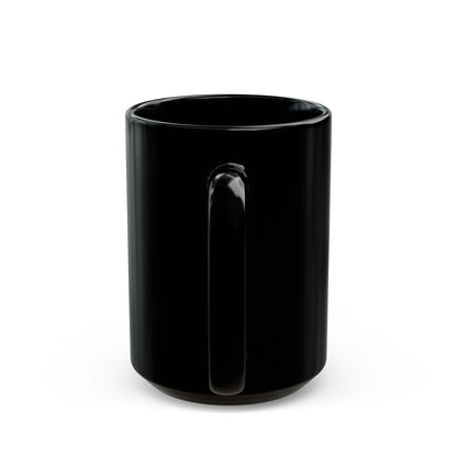 Coat of arms of the Eerste Kamer - Black Coffee Mug-The Sticker Space