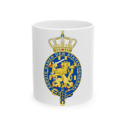 Coat of arms of the Eerste Kamer - White Coffee Mug