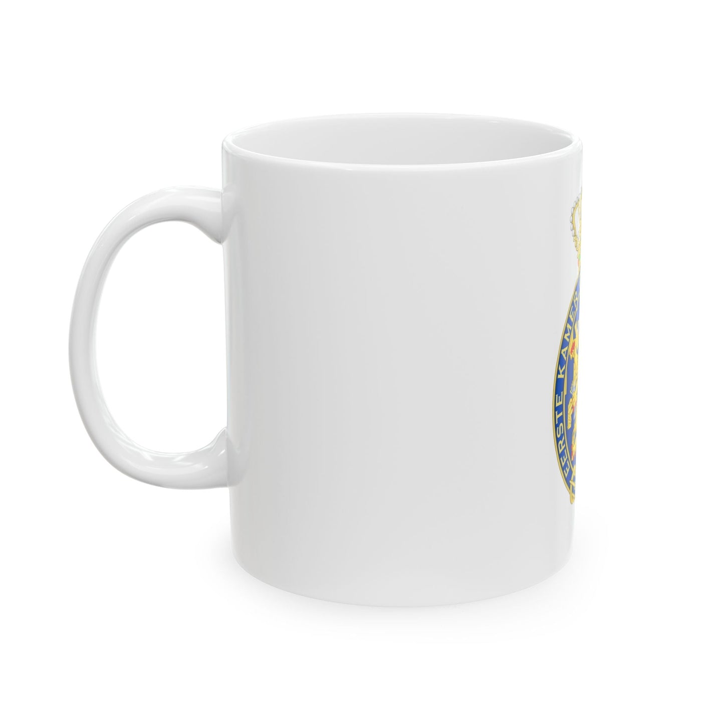 Coat of arms of the Eerste Kamer - White Coffee Mug