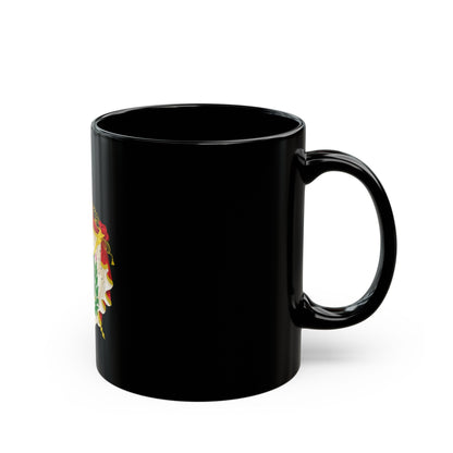 Coat of arms of the Empire of Brazil - Black Coffee Mug-The Sticker Space