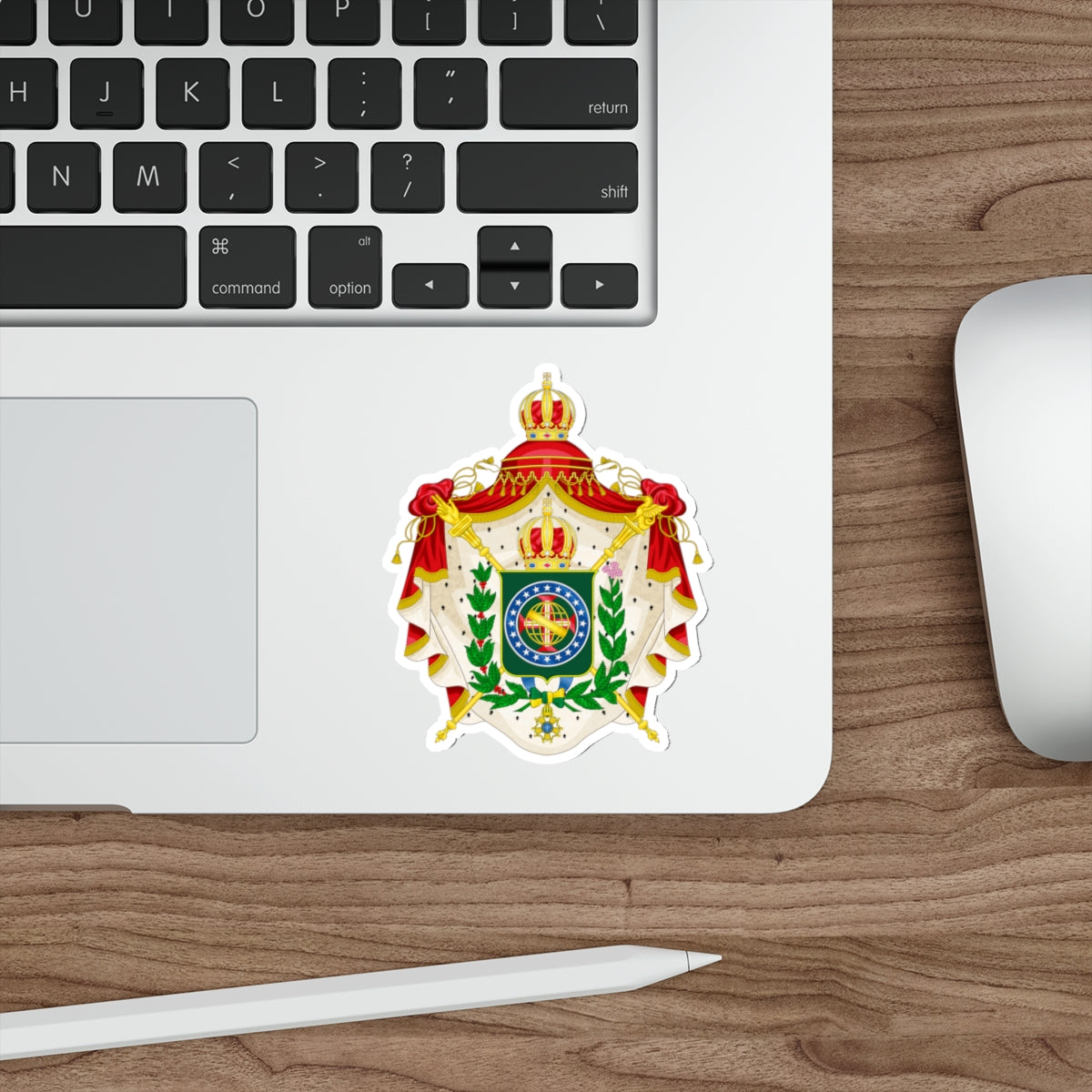 Coat of arms of the Empire of Brazil STICKER Vinyl Die-Cut Decal-The Sticker Space