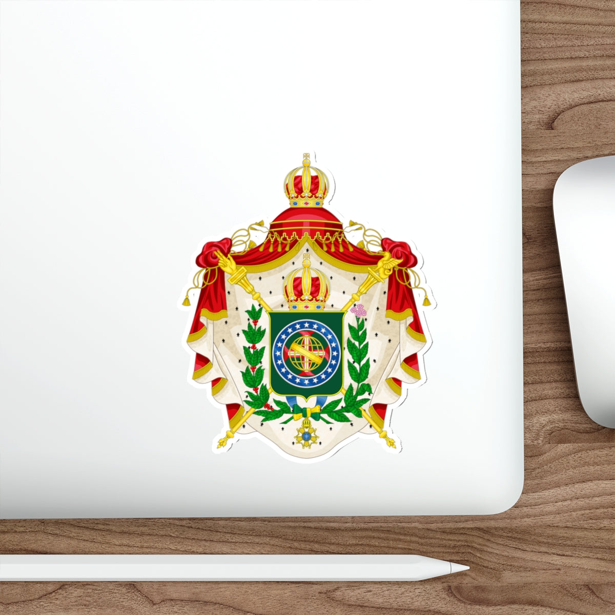 Coat of arms of the Empire of Brazil STICKER Vinyl Die-Cut Decal-The Sticker Space