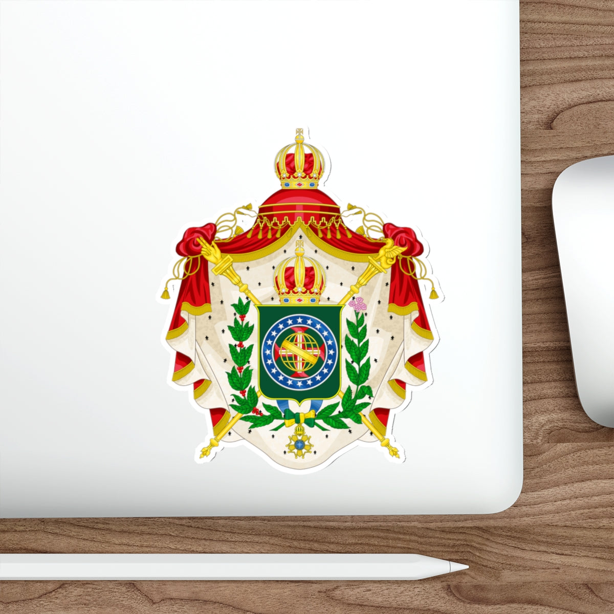 Coat of arms of the Empire of Brazil STICKER Vinyl Die-Cut Decal-The Sticker Space