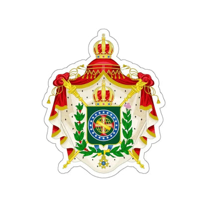 Coat of arms of the Empire of Brazil STICKER Vinyl Die-Cut Decal 3 Inch - The Sticker Space