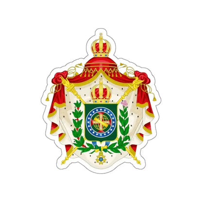 Coat of arms of the Empire of Brazil STICKER Vinyl Die-Cut Decal - The Sticker Space
